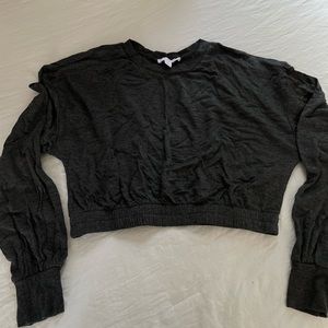 Colsie - Cropped Crewneck Sweater - size s